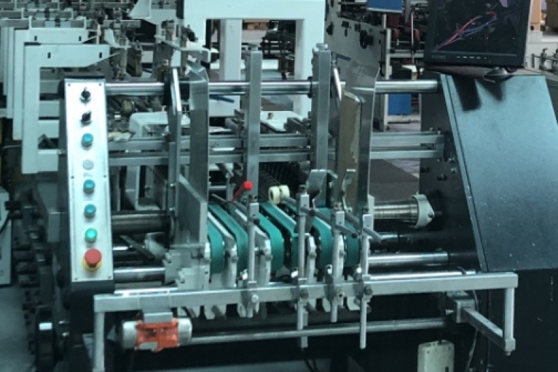 Cardboard automatic folder gluer